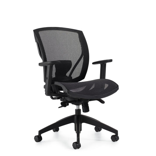 Mesh Mid Back Synchro-Tilter Chair