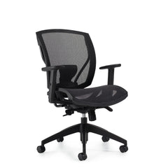 Mesh Mid Back Synchro-Tilter Chair