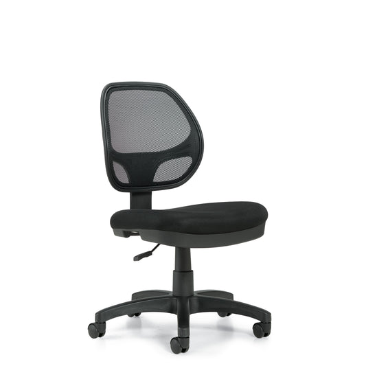 Mesh Mid Back Task Chair-Armless