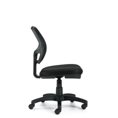 Mesh Mid Back Task Chair-Armless