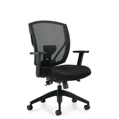 Mesh Mid Back Synchro-Tilter Chair