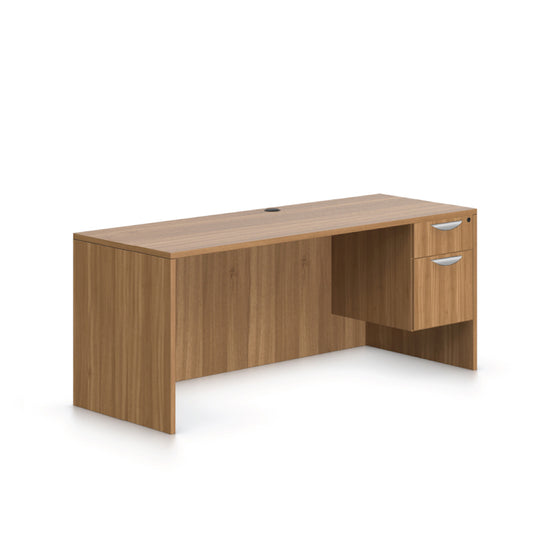 71"x24" Credenza shell with Hanging B/F pedestal - Kainosbuy.com