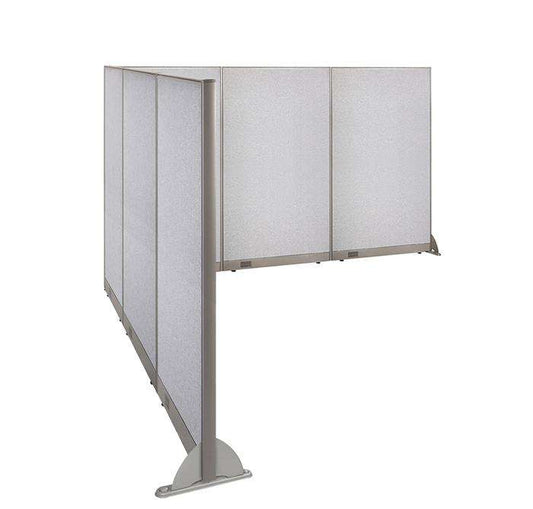 GOF Office L-Shaped Partition 102d x 144w x 72H - Kainosbuy.com