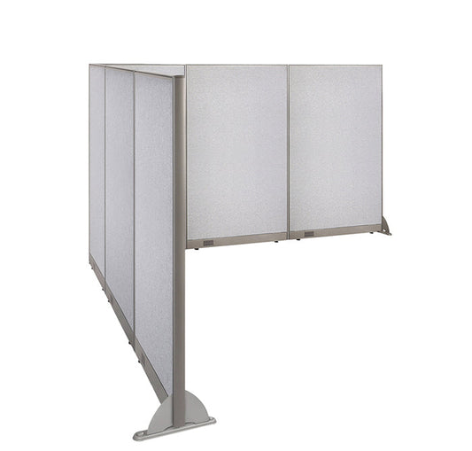 GOF Office L-Shaped Partition 108d x 132w x 72H - Kainosbuy.com