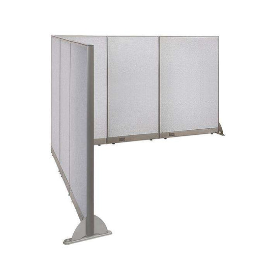 GOF Office L-Shaped Partition 120d x 120w x 72H - Kainosbuy.com