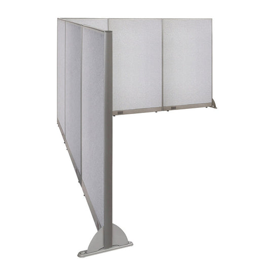 GOF Office L-Shaped Partition 132d x 132w x 72H - Kainosbuy.com