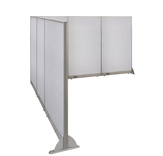 GOF Office L-Shaped Partition 144d x 144w x 72H - Kainosbuy.com