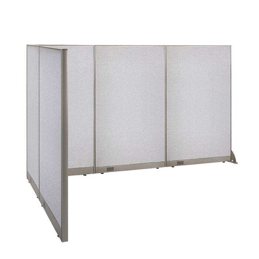 GOF Office L-Shaped Partition 66d x 132w x 72H - Kainosbuy.com