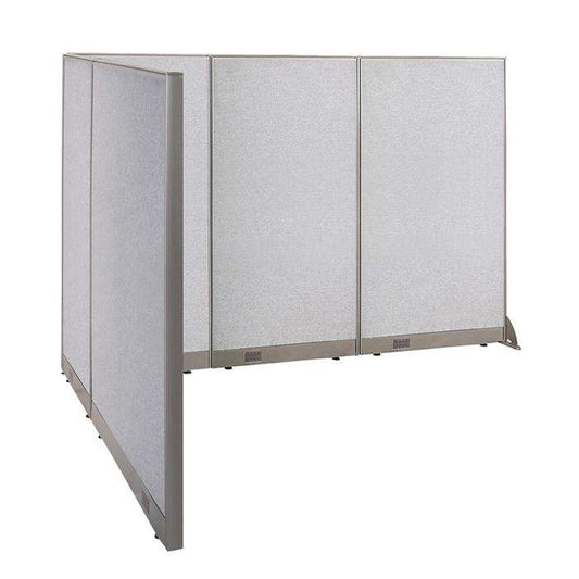 GOF Office L-Shaped Partition 78d x 102w x 72H - Kainosbuy.com