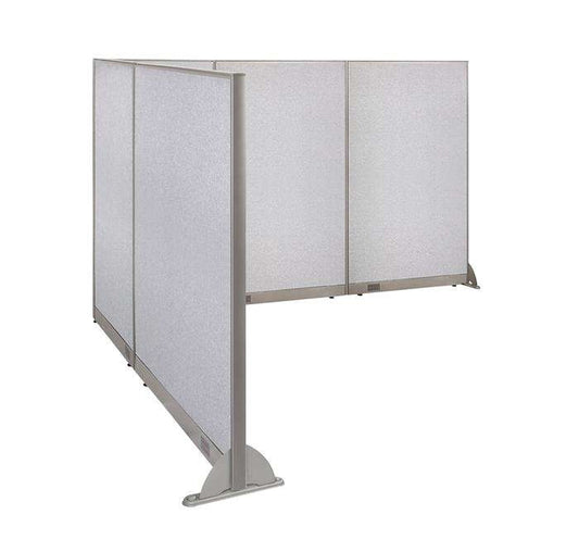 GOF Office L-Shaped Partition 96d x 126w x 72H - Kainosbuy.com