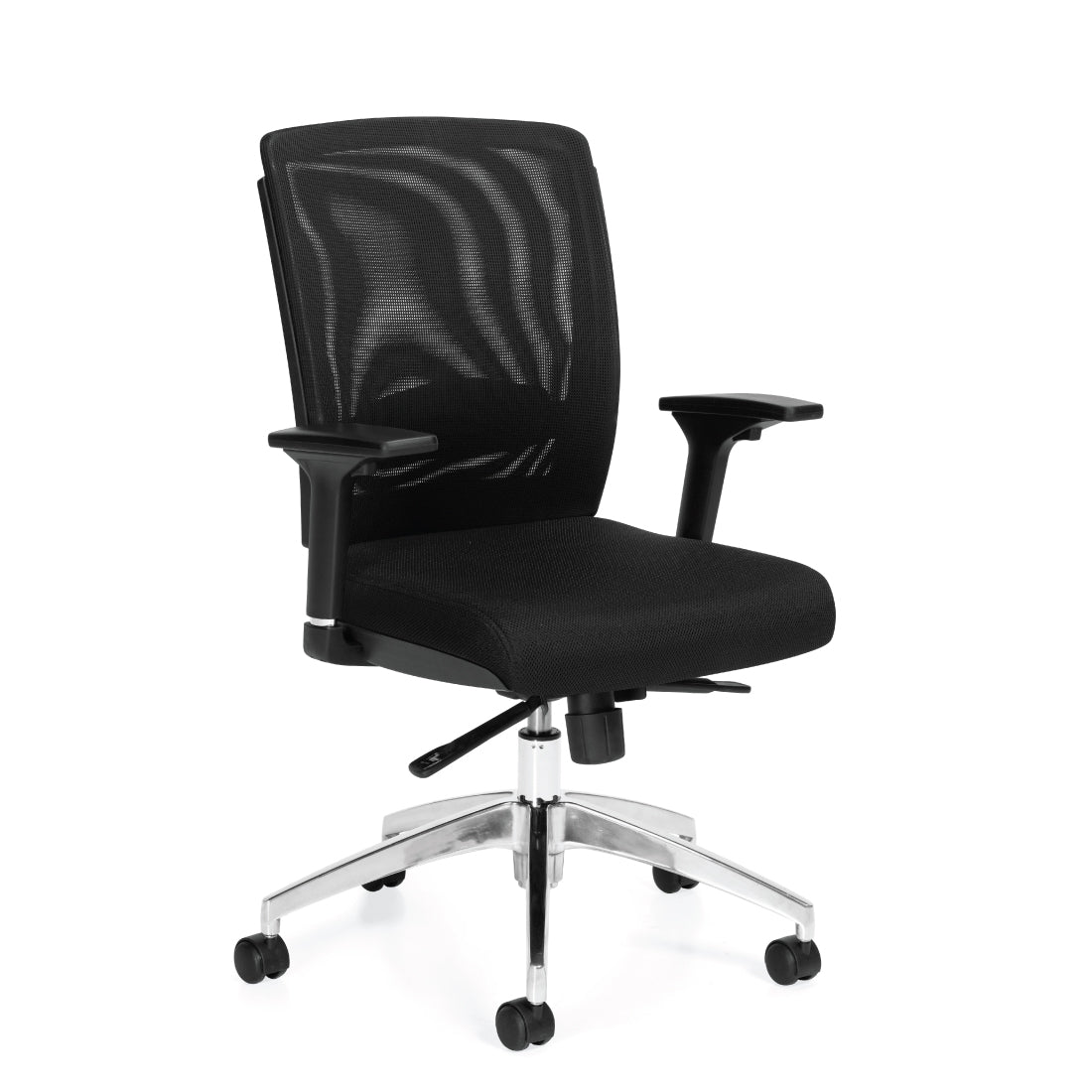 G10904B Mesh Mid Back Synchro-Tilter Chair - Kainosbuy.com