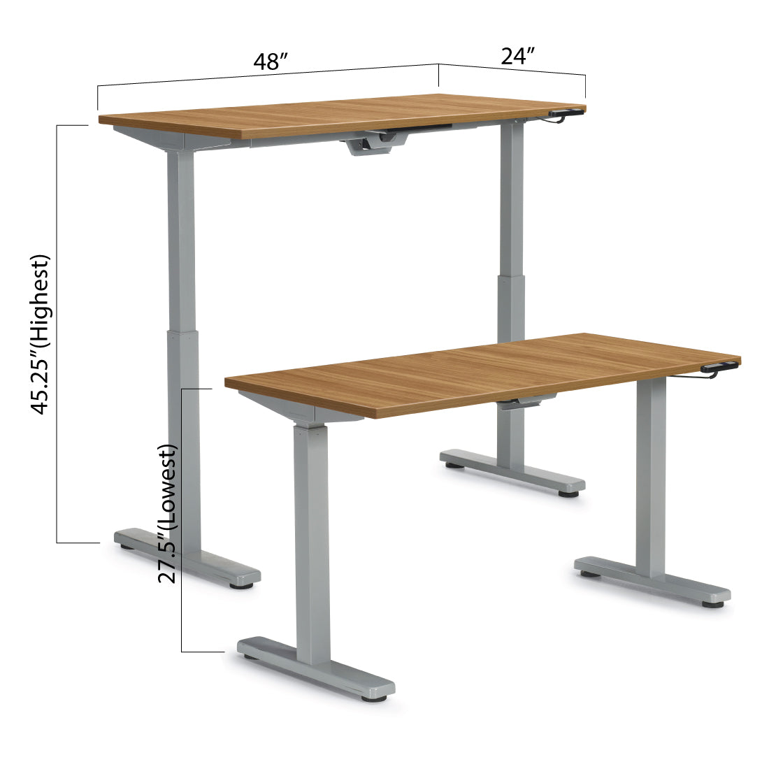 Height Adjustable Desk 48" x 24" - Kainosbuy.com