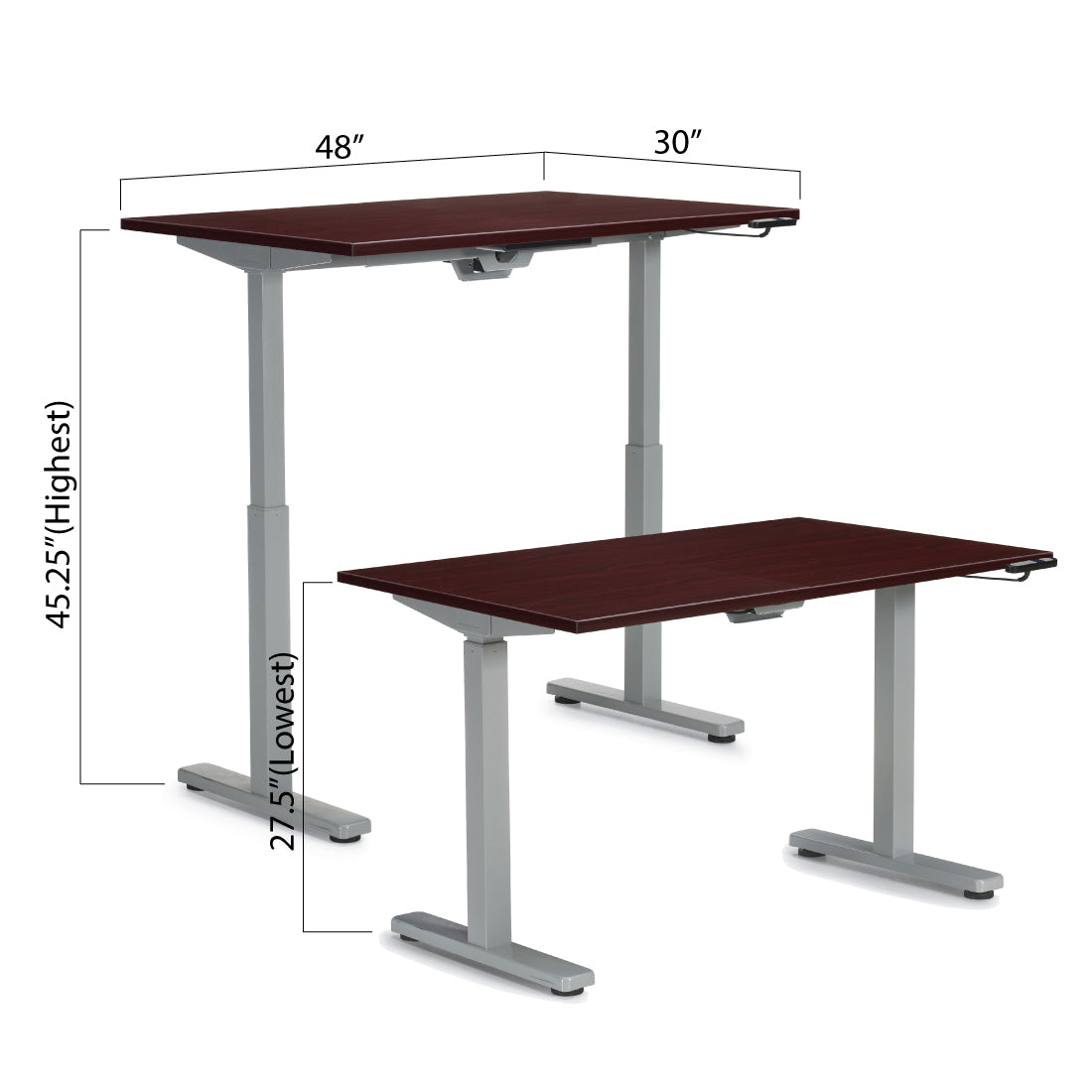 Height Adjustable Desk 48" x 30" - Kainosbuy.com