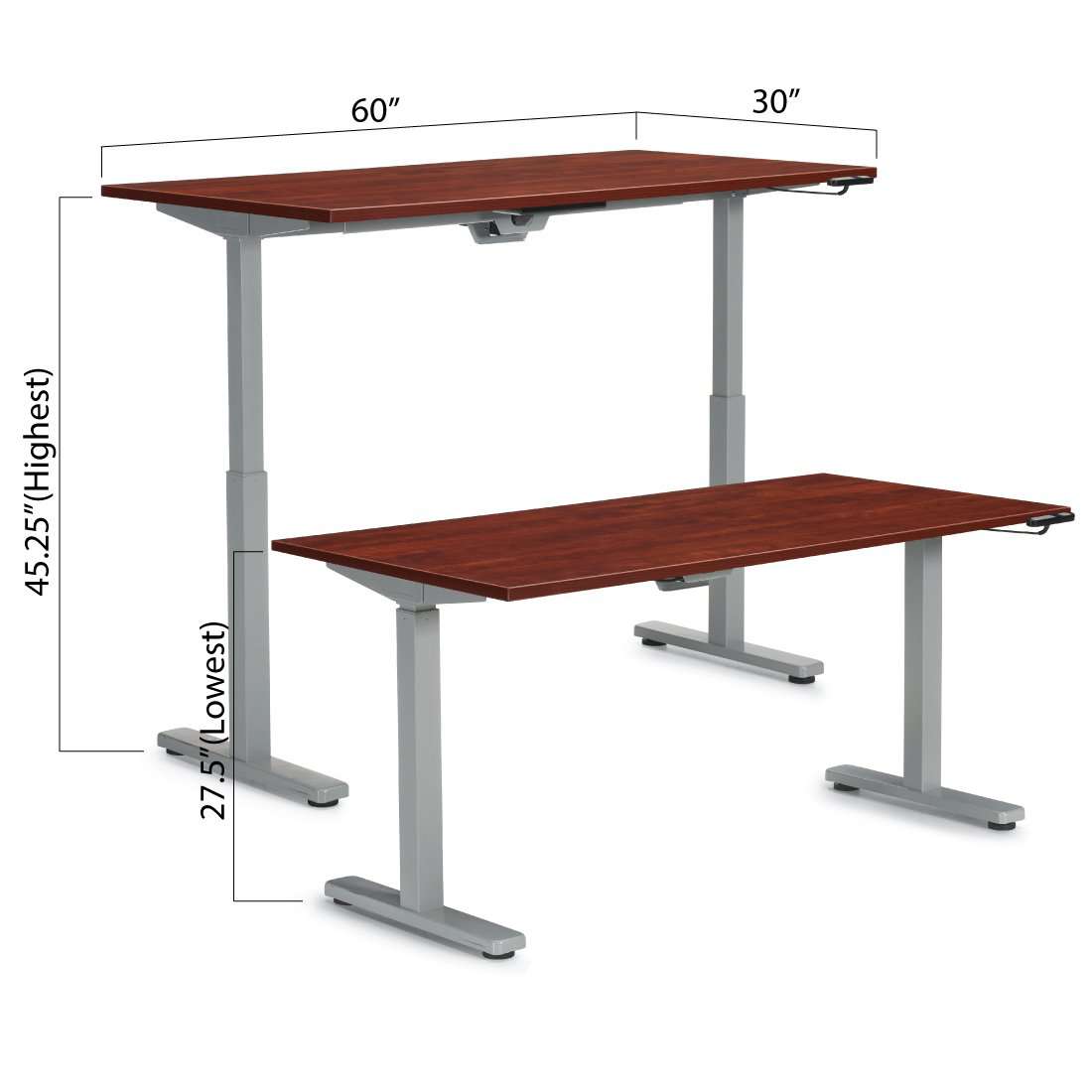Height Adjustable Desk 60" x 30" - Kainosbuy.com