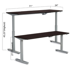 Height Adjustable Desk 71" x 24" - Kainosbuy.com