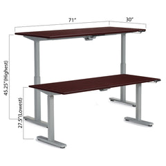 Height Adjustable Desk 71" x 30" - Kainosbuy.com