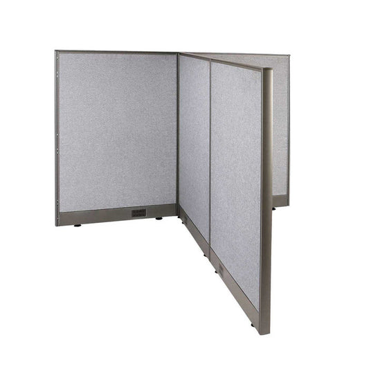 GOF Office T-Shaped Partition 72D x 60W x 48H - Kainosbuy.com