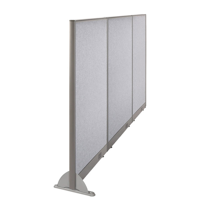 GOF Wall Mounted Office Partition, Large Fabric Room Divider Panel, 96 W x  72 H