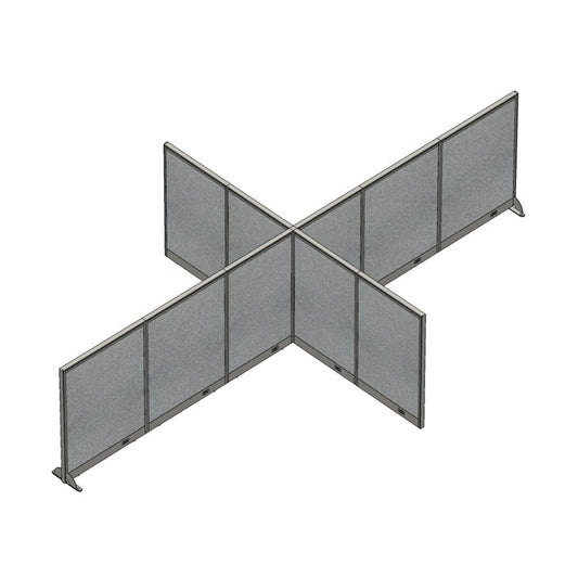 GOF Office X-Shaped Partition 120D x 204Wx 48H - Kainosbuy.com