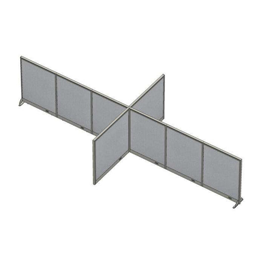 GOF Office X-Shaped Partition 96D x 216W x 48H - Kainosbuy.com
