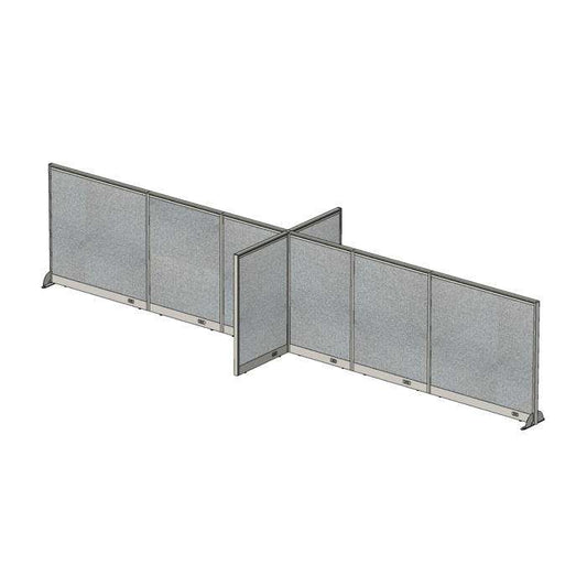 GOF Office X-Shaped Partition 60D x 228W x 48H - Kainosbuy.com