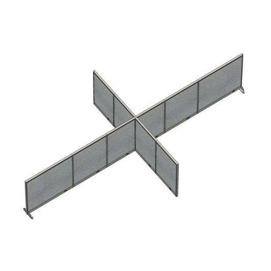 GOF Office X-Shaped Partition 120D x 228W x 48H - Kainosbuy.com