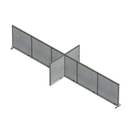 GOF Office X-Shaped Partition 72D x 252W x 48H - Kainosbuy.com