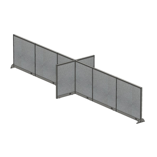 GOF Office X-Shaped Partition 60D x 264W x 48H - Kainosbuy.com