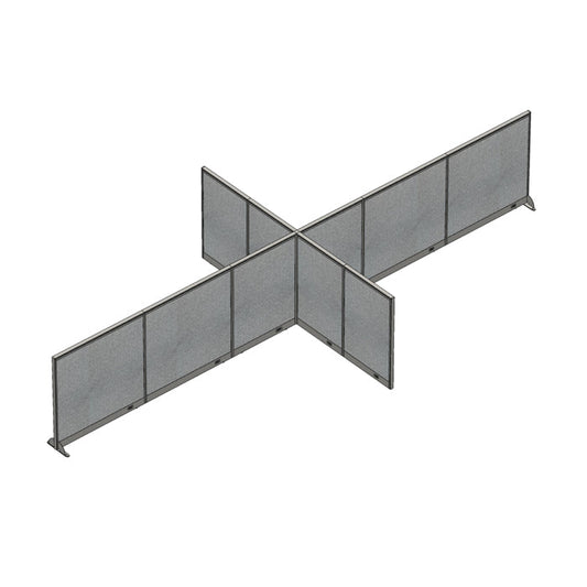 GOF Office X-Shaped Partition 120D x 264W x 48H - Kainosbuy.com
