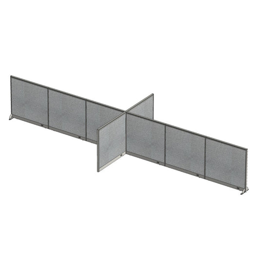 GOF Office X-Shaped Partition 96D x 288Wx 48H - Kainosbuy.com