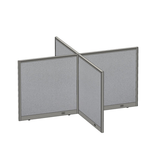 GOF Office X-Shaped Partition 96D x 96W x 48H - Kainosbuy.com