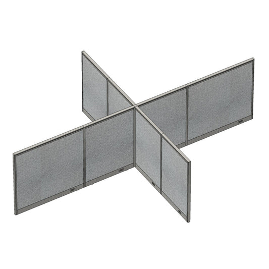 GOF Office X-Shaped Partition 120D x 168Wx 48H - Kainosbuy.com