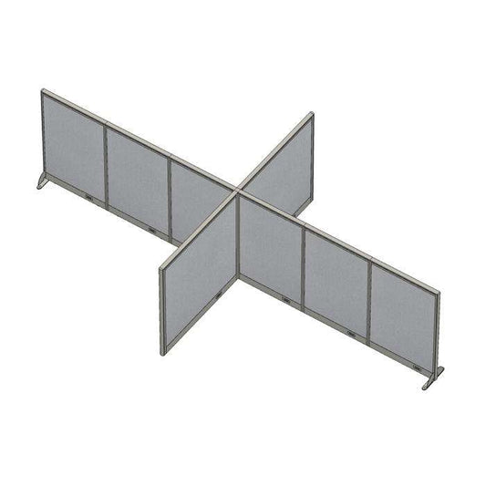 GOF Office X-Shaped Partition 96D x 180W x 48H - Kainosbuy.com