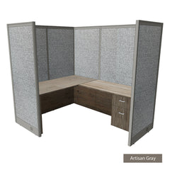 GOF 1 Person Workstation Cubicle (7'D x 6'W x 6'H)