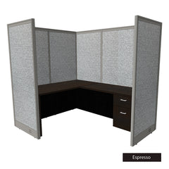 GOF 1 Person Workstation Cubicle (7'D x 6'W x 6'H)