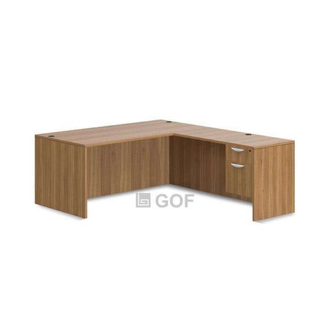 GOF 3 Person Separate Workstation Cubicle (5.5'D x 18'W x 4'H -W)