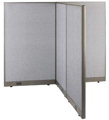 GOF 72"D x 60"W x 48”/60”/72”H, T-Shaped Freestanding Fabric Partition