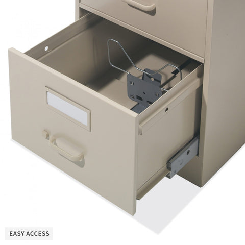 4 Drawer Vertical File Cabinet / Letter Size / Steel Filing Storage