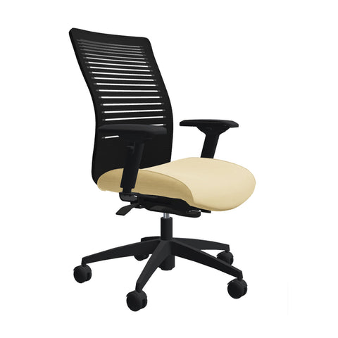 Loover Mesh Medium Back Weight Sensing Synchro-Tilter Chair