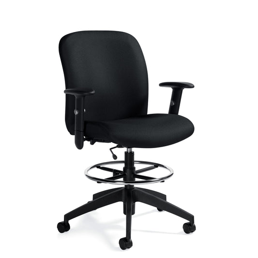 Truform Medium Back Height Adjustable Stool