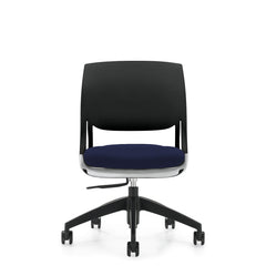 Customized Novello Upholstered Seat & Polypropylene Back Chair