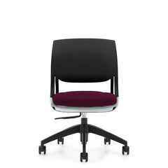 Customized Novello Upholstered Seat & Polypropylene Back Chair