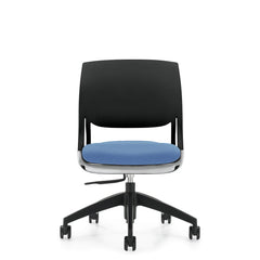 Customized Novello Upholstered Seat & Polypropylene Back Chair