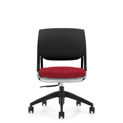 Customized Novello Upholstered Seat & Polypropylene Back Chair