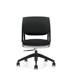 Customized Novello Upholstered Seat & Polypropylene Back Chair