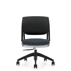 Customized Novello Upholstered Seat & Polypropylene Back Chair
