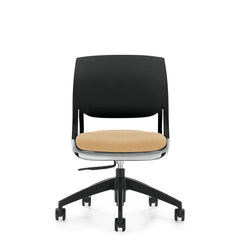 Customized Novello Upholstered Seat & Polypropylene Back Chair