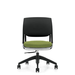 Customized Novello Upholstered Seat & Polypropylene Back Chair