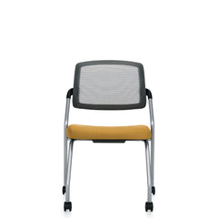 Customized Flip Up Seat Nesting Chair with Casters