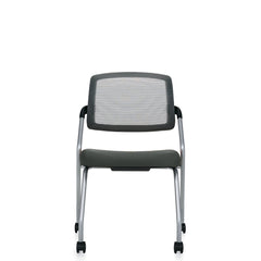 Customized Flip Up Seat Nesting Chair with Casters